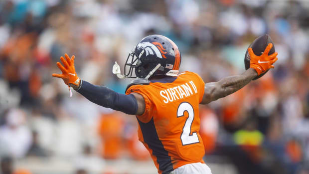 Denver Broncos cornerback Patrick Surtain II.